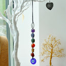 Evil Eye Protection Pendant - Chakra Stones