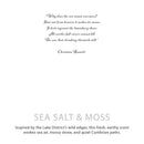 Agnes + Cat Botanical Soy Wax Candle - Seasalt & Moss