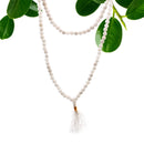 Snow Quartz Mala Beads
