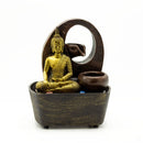 Golden Buddha & Pots - Water Fountain