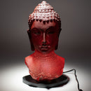 Buddha Bust Lamp - Molton Lava