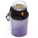 Ancient Witch Bath Spell Potion & Rock Crystal Amulet - Cleansing