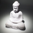 Meditation Buddha Lamp - Lavender Crackle