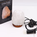 Rock Crystal Himalayan Salt Lamp - 1.5 - 2kg