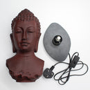 Buddha Bust Lamp - Molton Lava