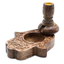 Hand Of Hamsa - Mango Wood Backflow Incense Burner