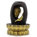 Golden Buddha & Vitarka Mudra - Water Fountain