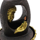 Golden Buddha & Vitarka Mudra - Water Fountain