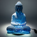 Meditation Buddha Lamp - Sky Blue