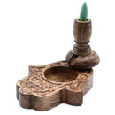 Hand Of Hamsa - Mango Wood Backflow Incense Burner