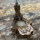 Hand Of Hamsa - Mango Wood Backflow Incense Burner