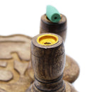 Tree Of Life - Small Mango Wood Backflow Incense Burner