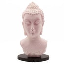 Buddha Bust Lamp - Cherry Crackle