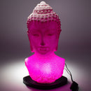 Buddha Bust Lamp - Cherry Crackle