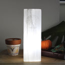 Tree Of Life Design Selenite Block Lamp - 25cm