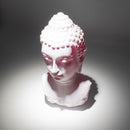 Buddha Bust Lamp - Cherry Crackle