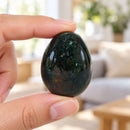 Bloodstone Crystal Egg for Courage, Vitality & Inner Strength