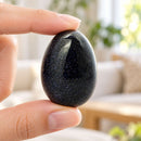 Blue Goldstone Crystal Egg for Ambition, Confidence & Positive Energy