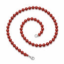 Carnelian - 4mm Beaded Necklace