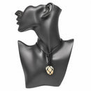 Citrine Healing Crystal Holder Necklace for Abundance & Positivity