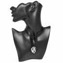 Clear Quartz Healing Crystal Holder Necklace for Clarity & Positive Energy