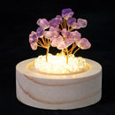 Emotional Balance Crystal Tree Light - Amethyst