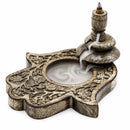 Hand Of Hamsa - Large Mango Wood Backflow Incense Burner