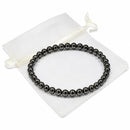 Hematite - 4mm Beaded Bracelet