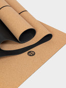 Yoga Studio Alignment Cork Yoga Mat 4mm