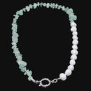 Prosperity & Harmony Green Aventurine & Freshwater Pearl Necklace