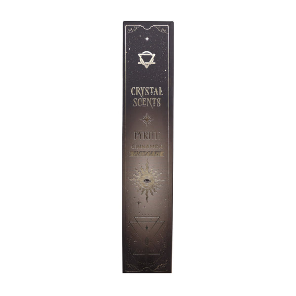 Pyrite Crystal Scents Smudge Incense – Cinnamon