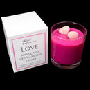 Love - Crystal Infused Scented Candle