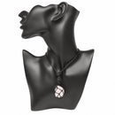 Rose Quartz Healing Crystal Holder Necklace for Love & Positive Connections