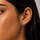 Moon & Star Stud Earrings