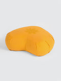 Yoga Studio GOTS Organic Cotton Crescent Lotus Zafu Buckwheat Cushion