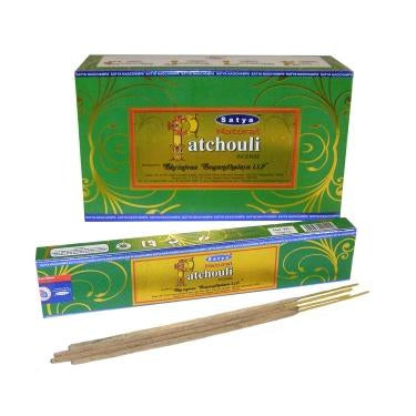 Natural Patchouli - Satya Incense Sticks