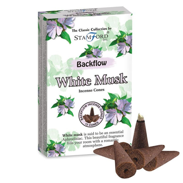 White Musk - Stamford Backflow Incense Cones