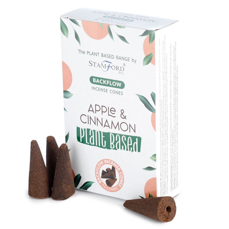 Apple & Cinnamon - Stamford Plant Based Backflow Incense Cones