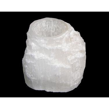 Selenite Tea Light Lamp