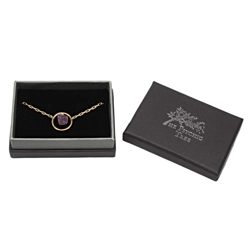 Amethyst Eternity Bracelet - Gold