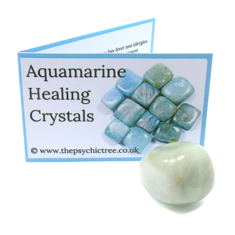Aquamarine Polished Tumblestone Healing Crystals