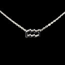 Aquarius Zodiac Silver Necklace