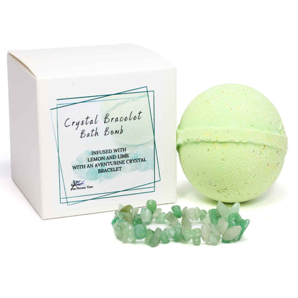 Aventurine Crystal Bracelet Bath Bomb