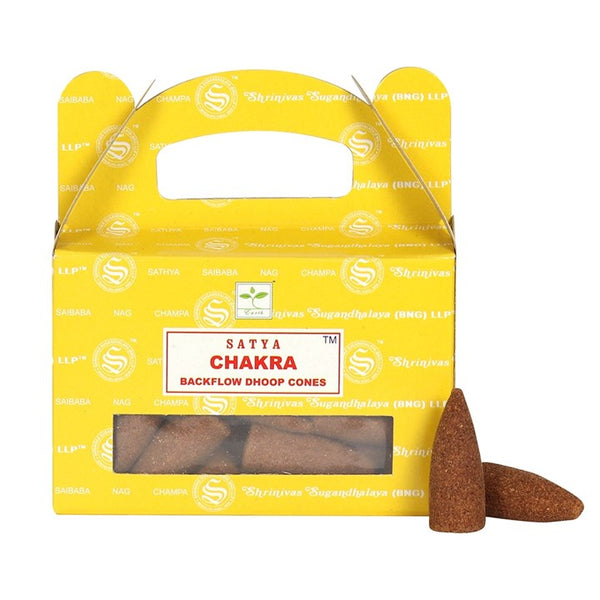 Chakra - Satya Backflow Incense Cones