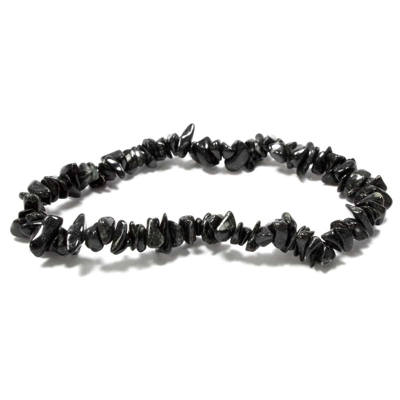 Black Tourmaline Stone Chip Bracelet