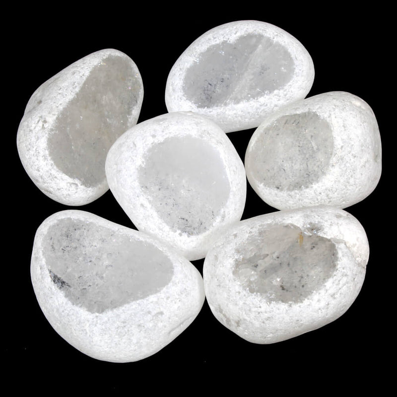 Clear Quartz Dragons Eggs Healing Crystal