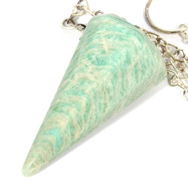 Amazonite Faceted Cone Pendulum