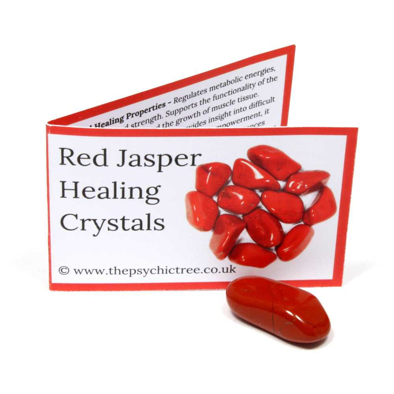 Red Jasper Polished Crystal & Guide Pack