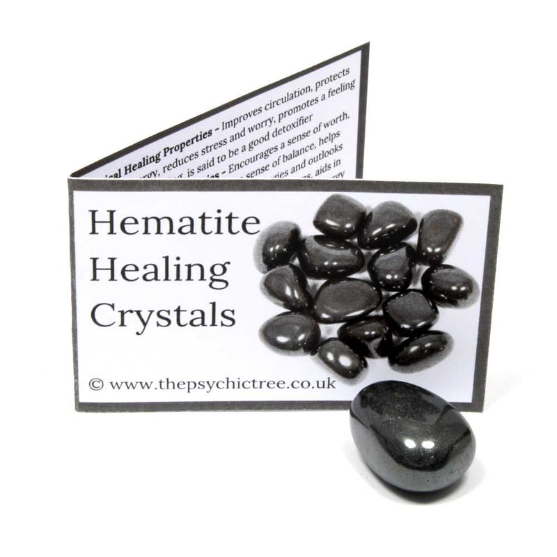 Hematite Polished Tumblestone Healing Crystals