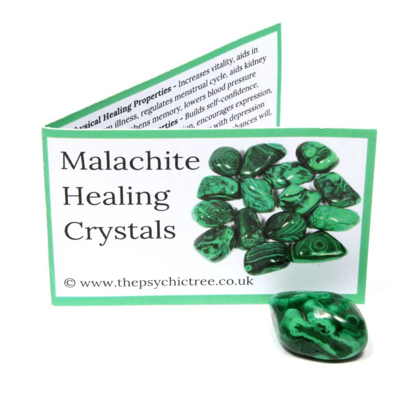 Malachite Polished Tumblestone Healing Crystals